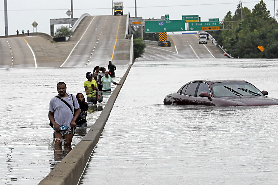 Houston inundated by mega storm Rain continues